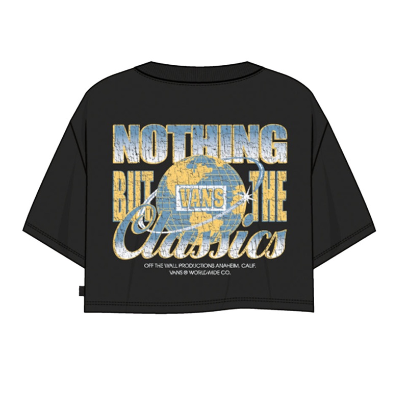 Vans Womens Classics Relaxed Crop Wash T Shirt