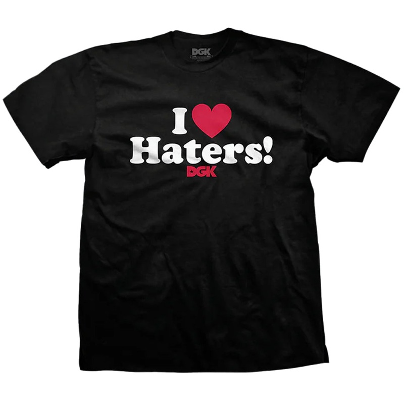 DGK OG Haters T Shirt|Black|Small|Medium|Large|Extra Large