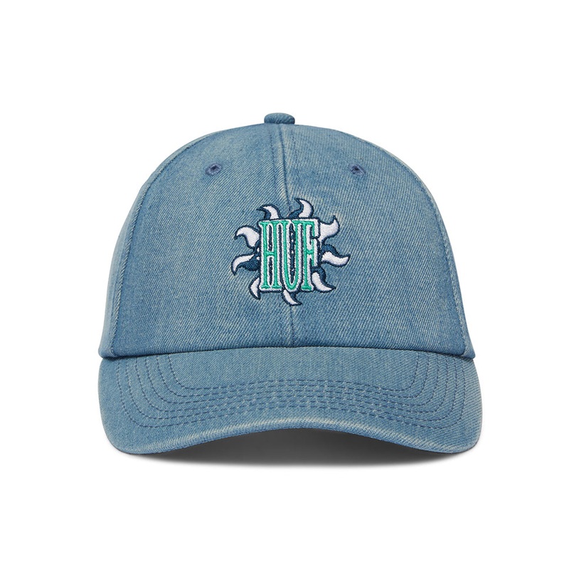HUF Apollo Denim 6-Panel Strap-Back Hat