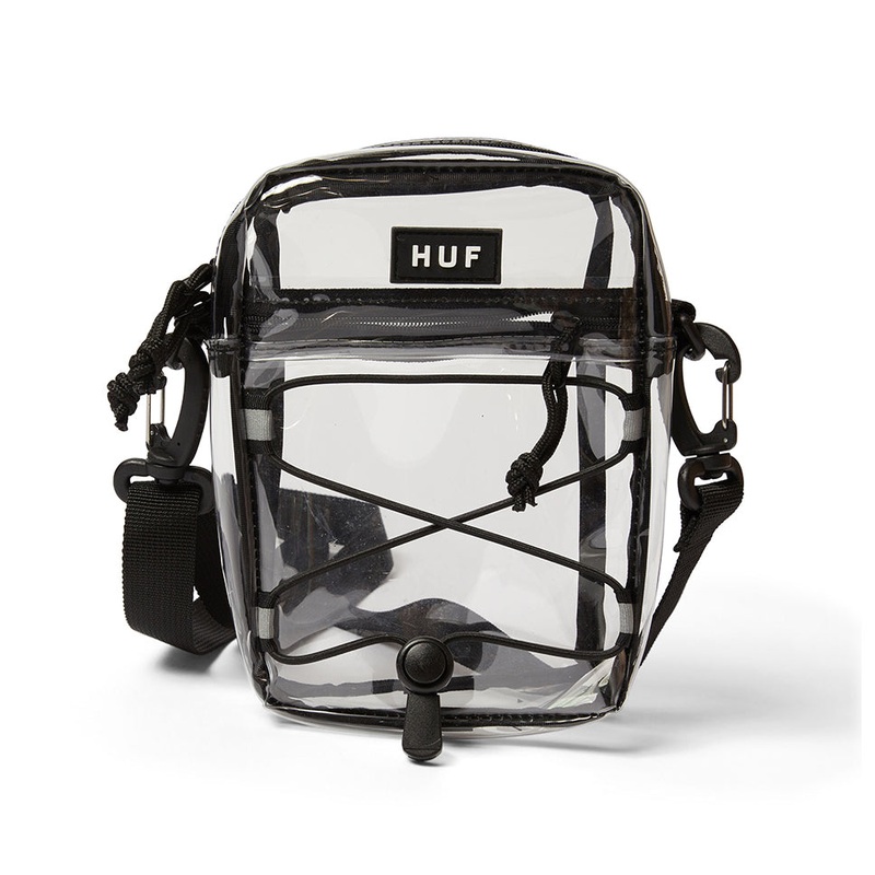 HUF Bowery Clear Side Bag|Clear|One size fits all