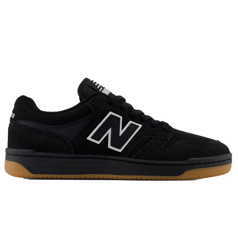 New Balance Numeric 480 Black White Shoes