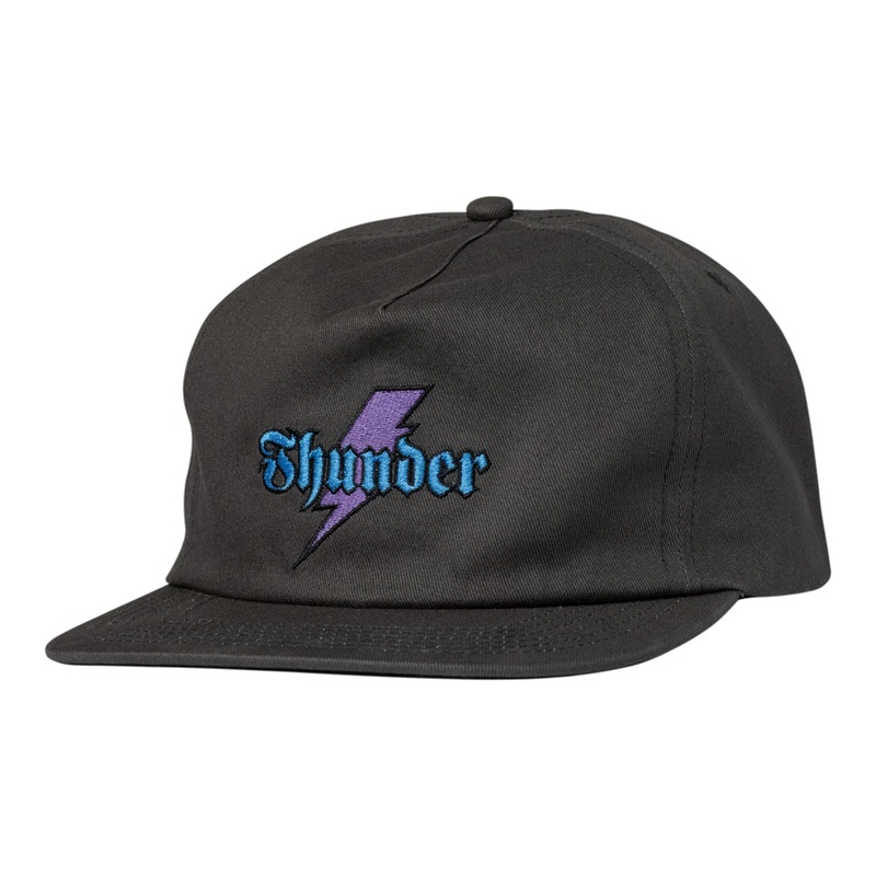 Thunder Bolt Script Snap-Back Hat