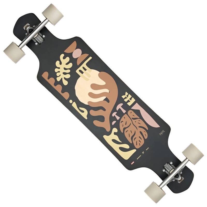 Globe Footwear Geminon Arid Drop Down Longboard Complete Skateboard
