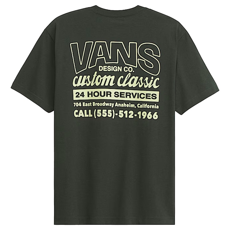 Vans Shop Front T Shirt|Dried Kelp|Medium|Large|Extra Large