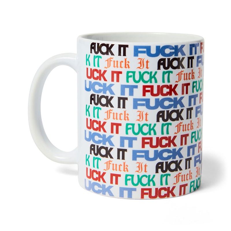 HUF Fuck It Flyer Mug|White|One Size Fits All