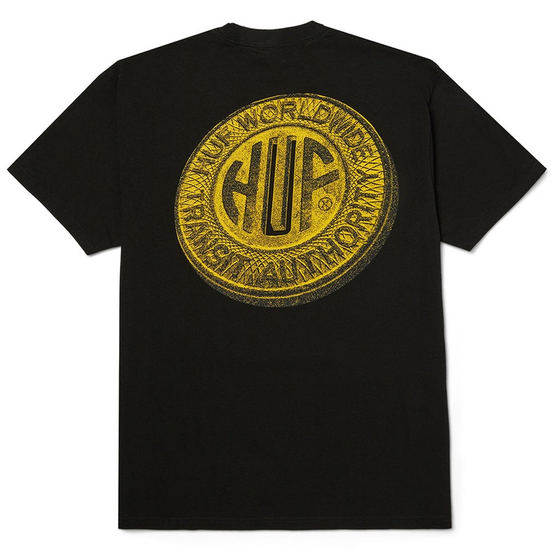 HUF Token T Shirt|Black|Medium|Large|Extra Large