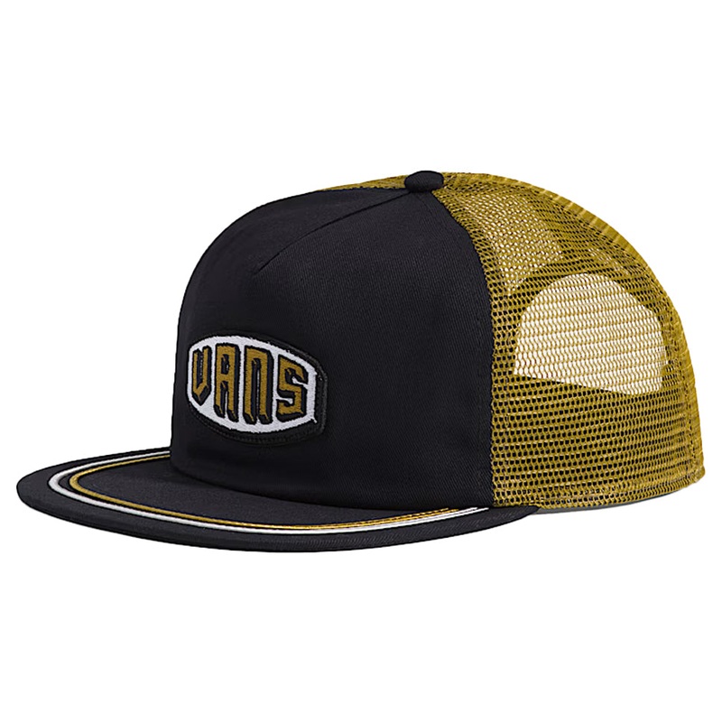 Vans Raised Up Trucker Hat|Black|One Size Fits All