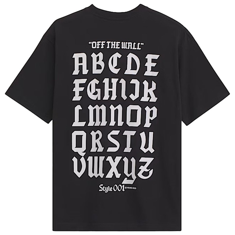 Vans Style 001 T Shirt|Black|Medium|Large|Extra Large