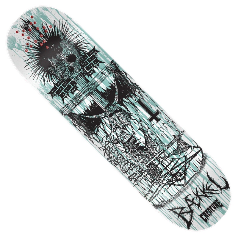 Creature Skateboards Kevin Baekkel BLKMTL Deck