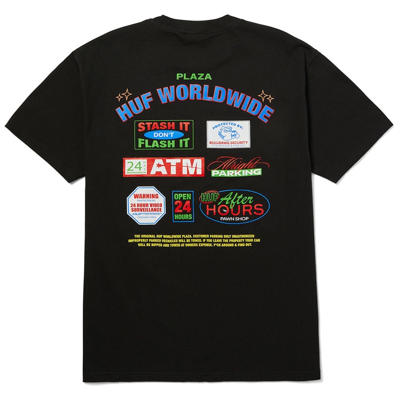 HUF Promo T Shirt|Black|Medium|Large|Extra Large