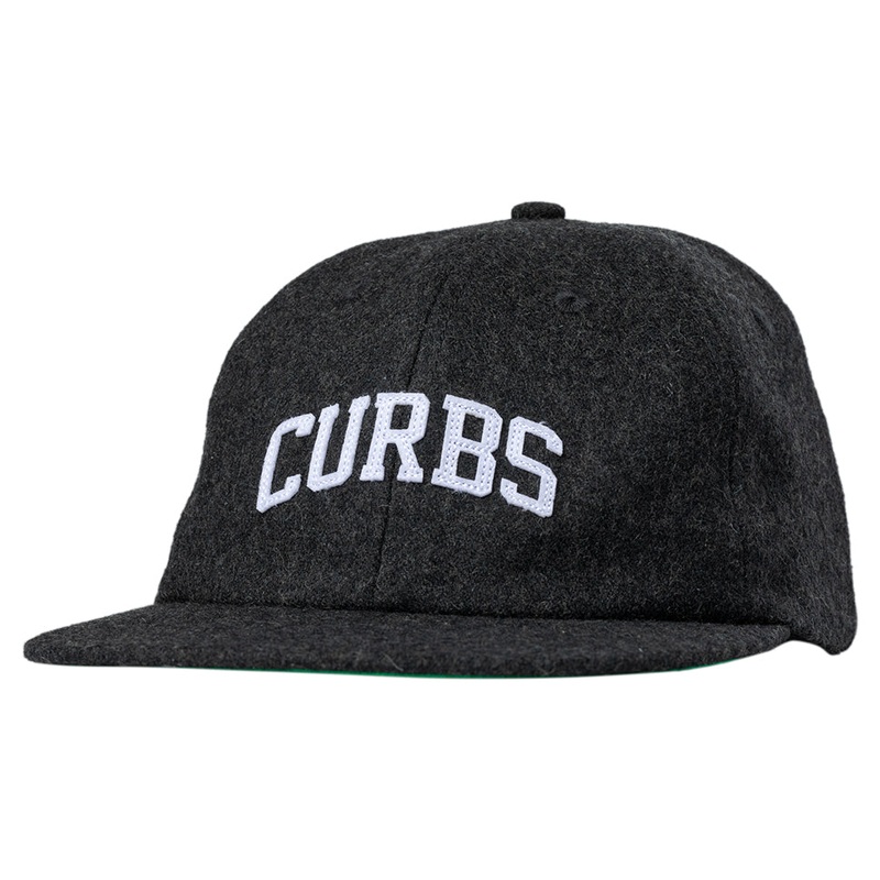 Real Curbs Strap-Back Hat|Charcoal|One Size Fits All