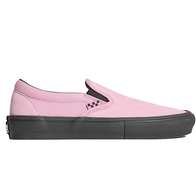 Vans Skate Slip-On Pink Black Shoes