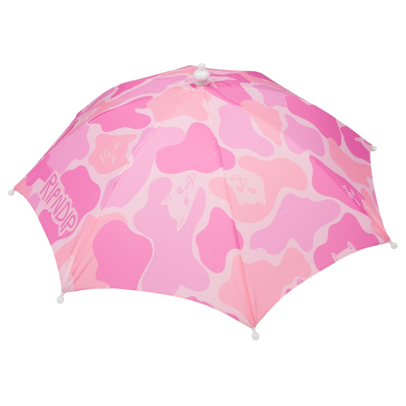 Camo Umbrella Hat (Pink)|One Size