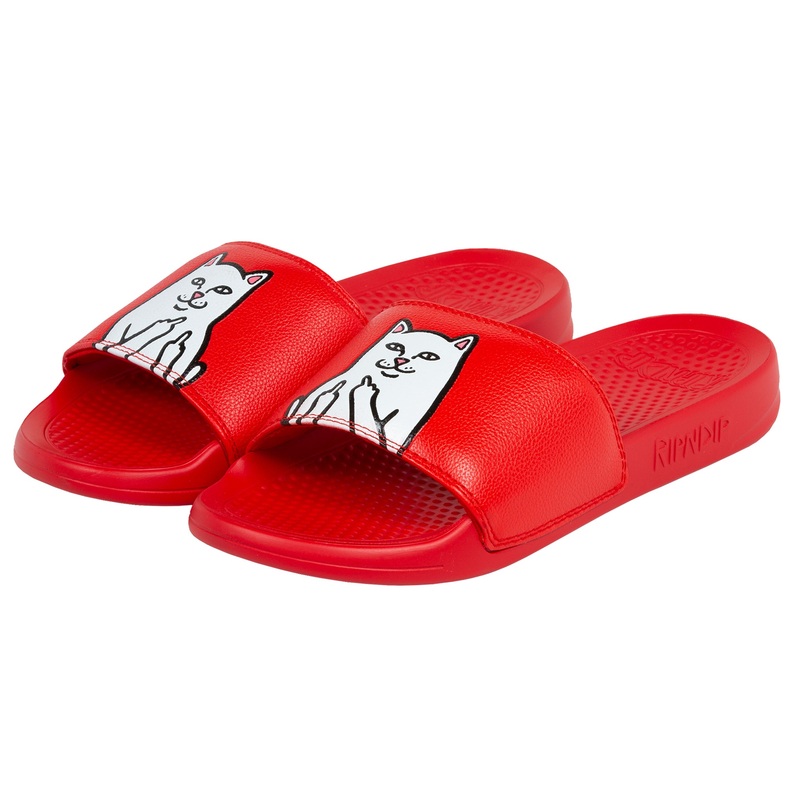 Lord Nermal Slides (Red)|Mens 4 | Womens 5.5|Mens 5 | Womens 6.5|Mens 6 | Womens 7.5|Mens 7 | Womens 8.5|Mens 8 | Womens 9.5|Mens 9 | Womens 10.5|Mens 10 | Womens 11.5|Mens 11 | Womens 12.5|Mens 12 | Womens 13.5|Mens 13 | Womens 14.5