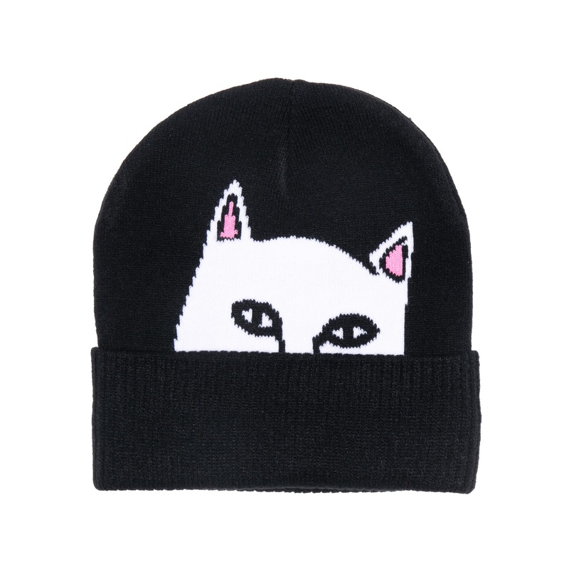 Peeking Nermal Beanie (Black)|One Size