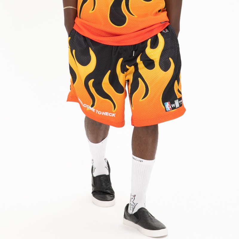 Welcome To Heck Basketball Shorts (Black)