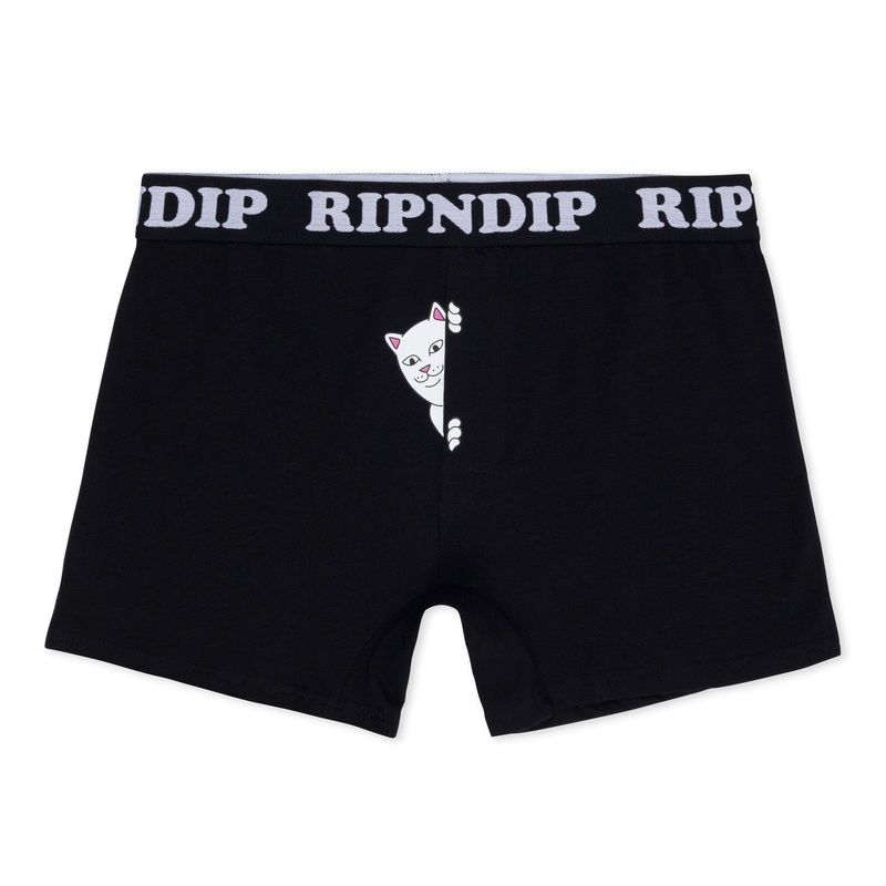 Peek A Nermal Boxers (Black)|XS|Small|Medium|Large|XL