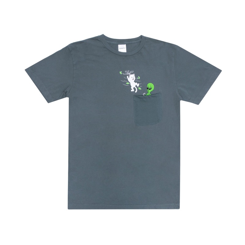 Bye Bye Pocket Tee (Charcoal)|Small|Medium|Large|XL