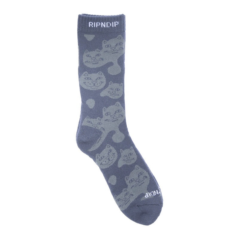 Many Faces Socks (Charcoal)|One Size