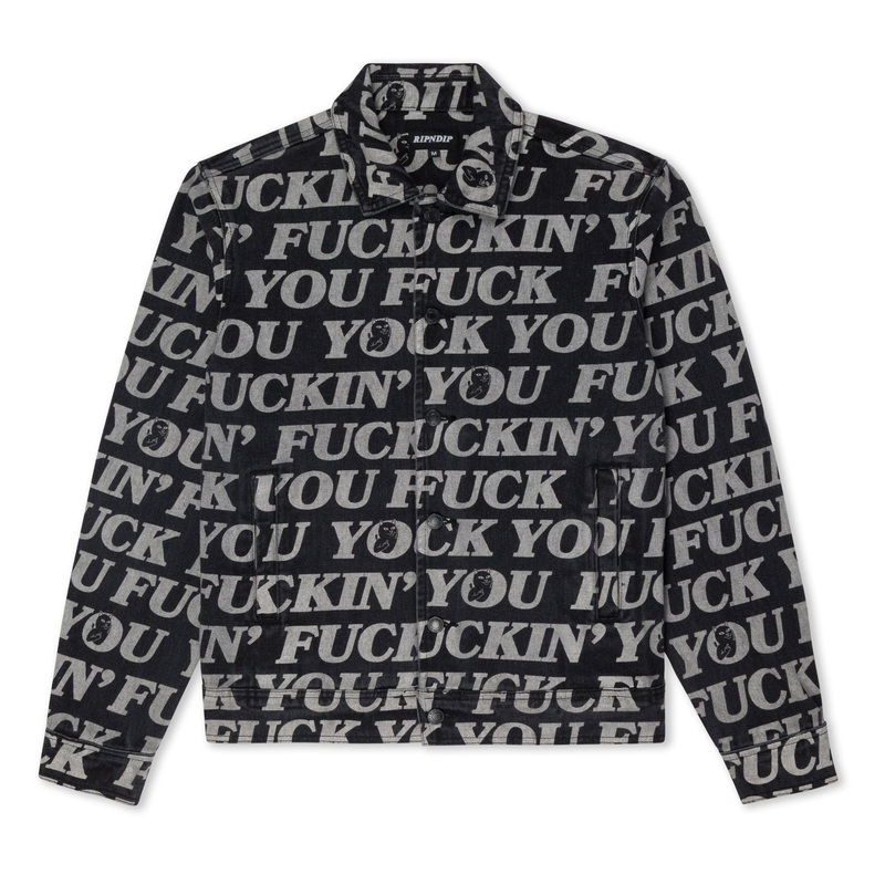 Fuckin Fuck Denim Jacket (Black)