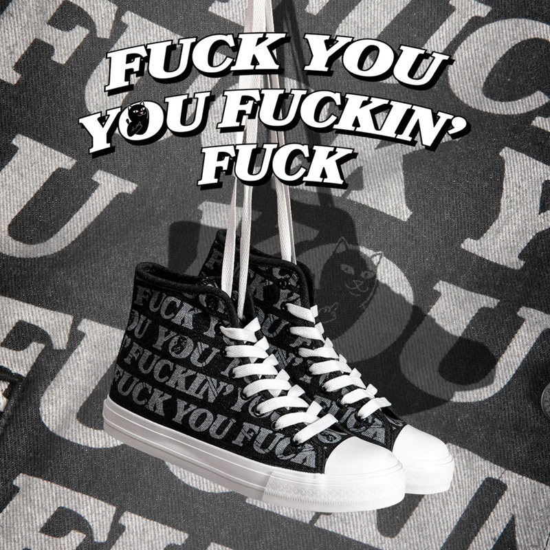 fuckin-fuck-high-top-shoes-black_1 Fuckin Fuck High Top Shoes (Black)