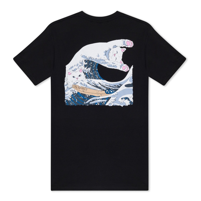 The Great Wave Of Nerm Tee (Black)