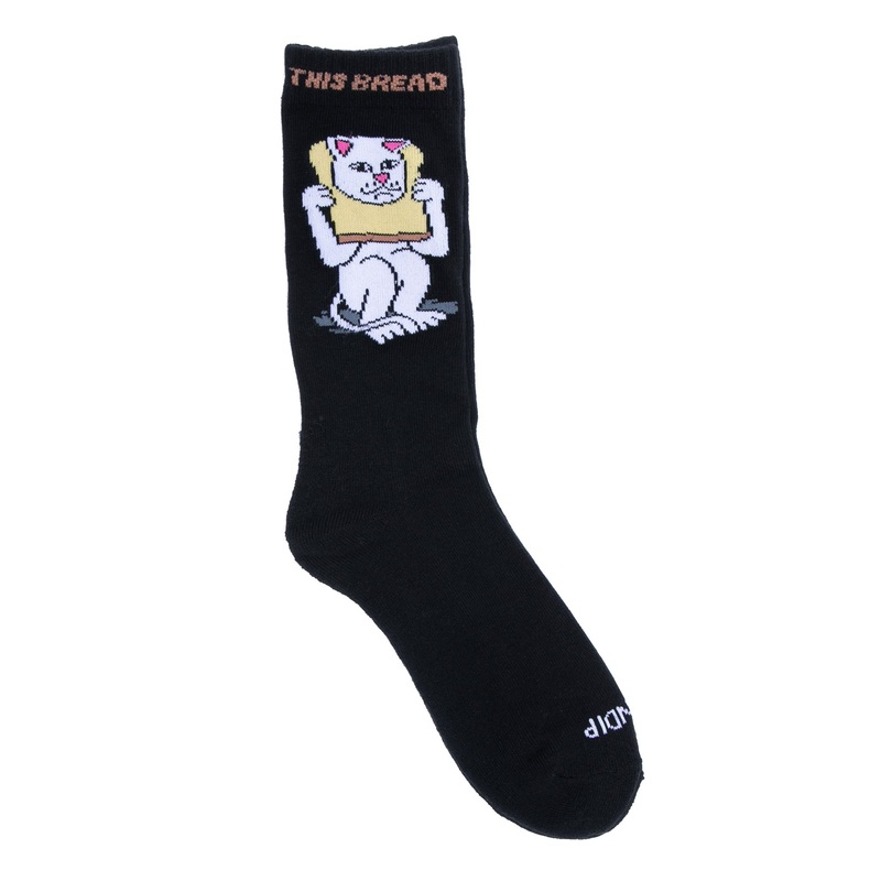 Gluten Free Socks (Black)|One Size