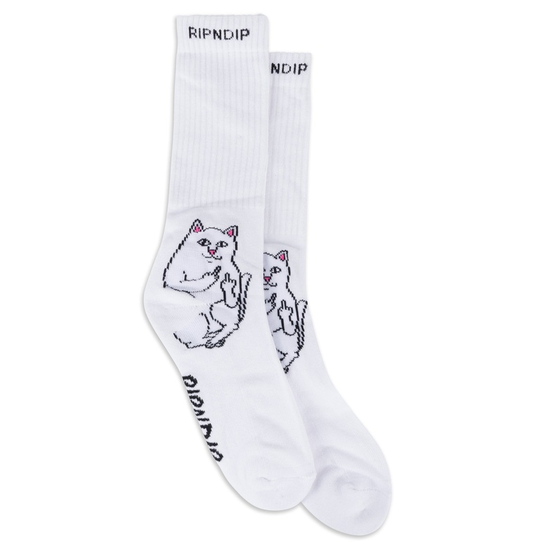 Lord Nermal Socks (White)|One Size