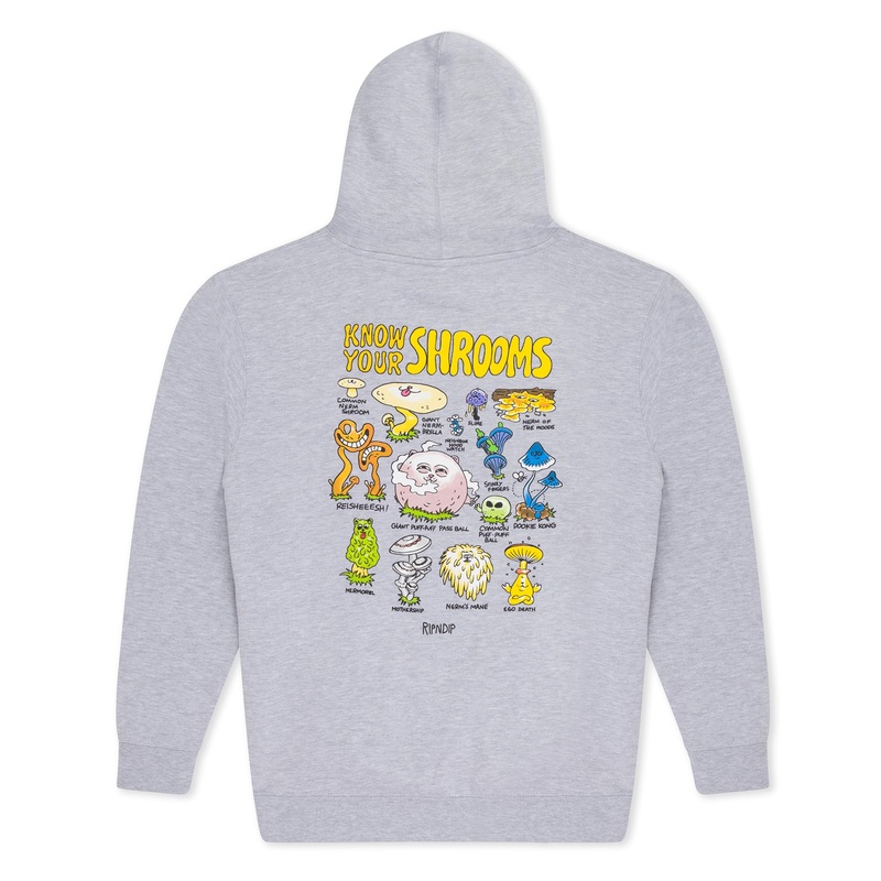 Know Ur Shrooms Hoodie (Ash Heather)
