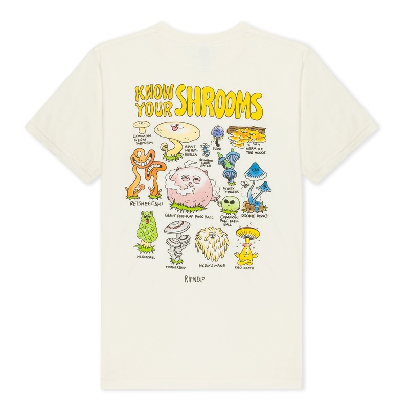 Know Ur Shrooms Tee (Natural)|Small|Medium|Large|XL