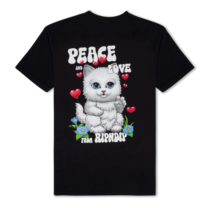 Peace Love Ripndip Tee (Black)