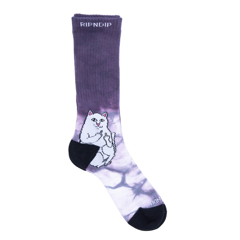 Lord Nermal Socks (Mauve Half Dye)