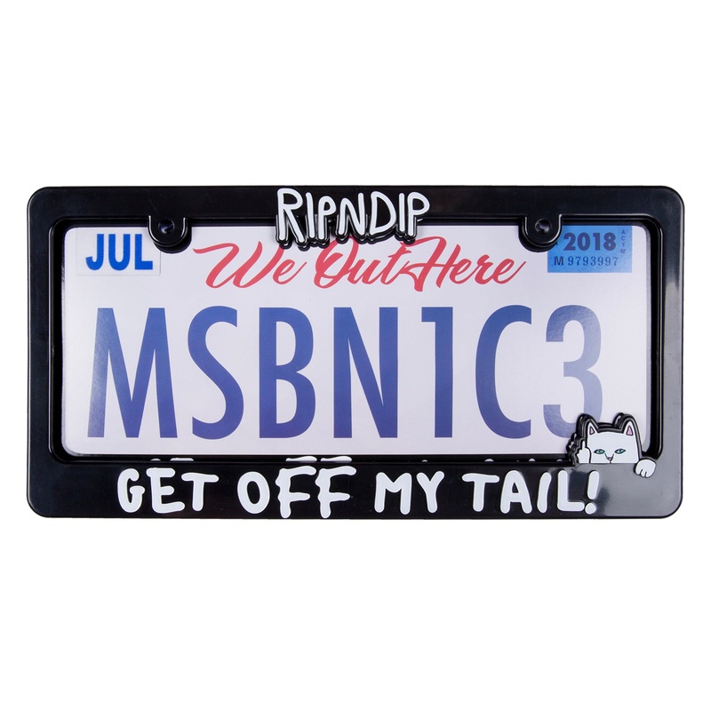 Tailgate License Plate Frame (Black)