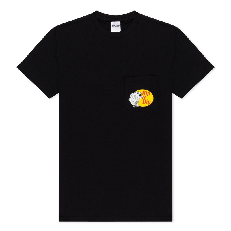 Catfish Pocket Tee (Black)|Small|Medium|Large|XL