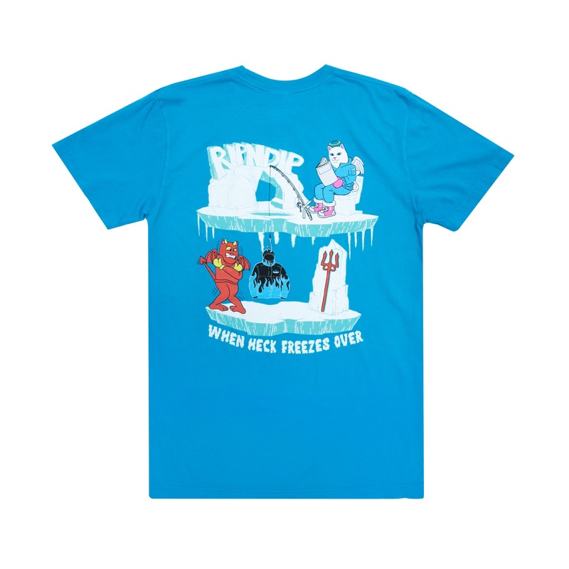 Heck Freezes Over Tee (Azure Blue)