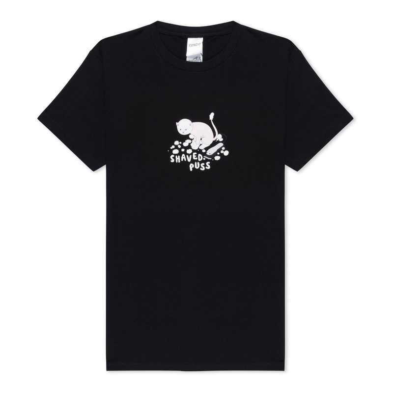 Shaved Puss Tee (Black)|Small|Medium|Large|XL