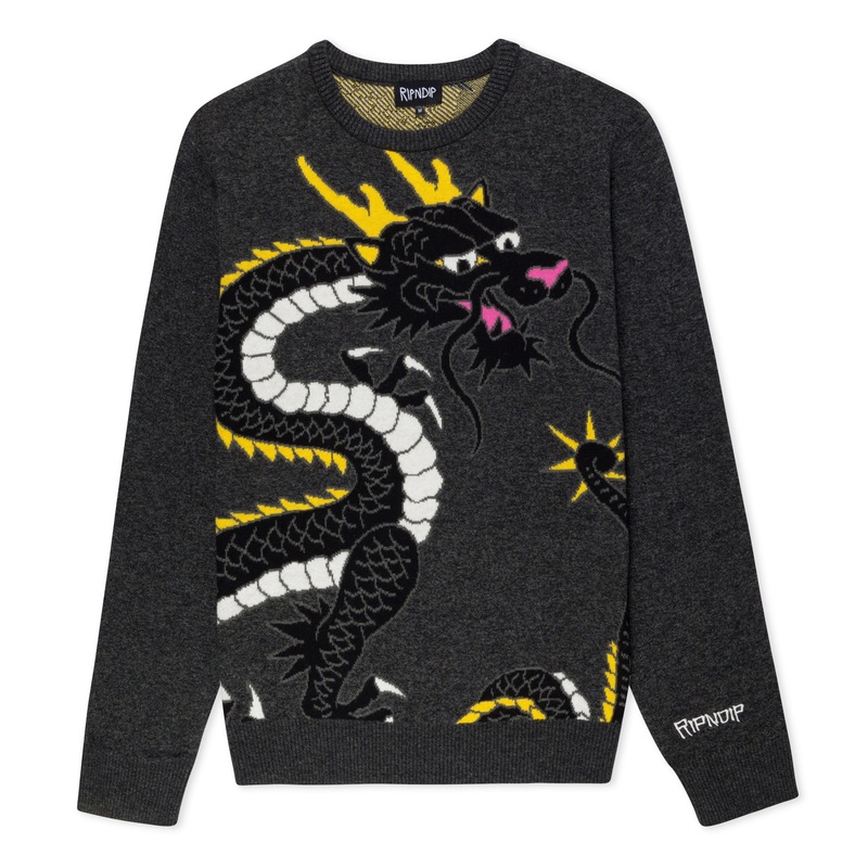 Ryu Knit Sweater (Black Heather)