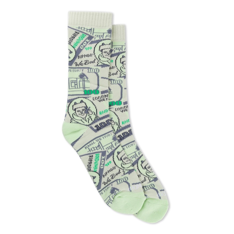Moneybag Socks (Olive)|One Size