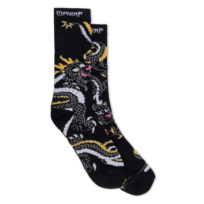Ryu Socks (Black)|One Size