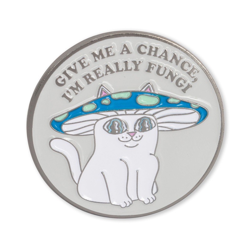 Shroom Cat Pin (Multi)|One Size