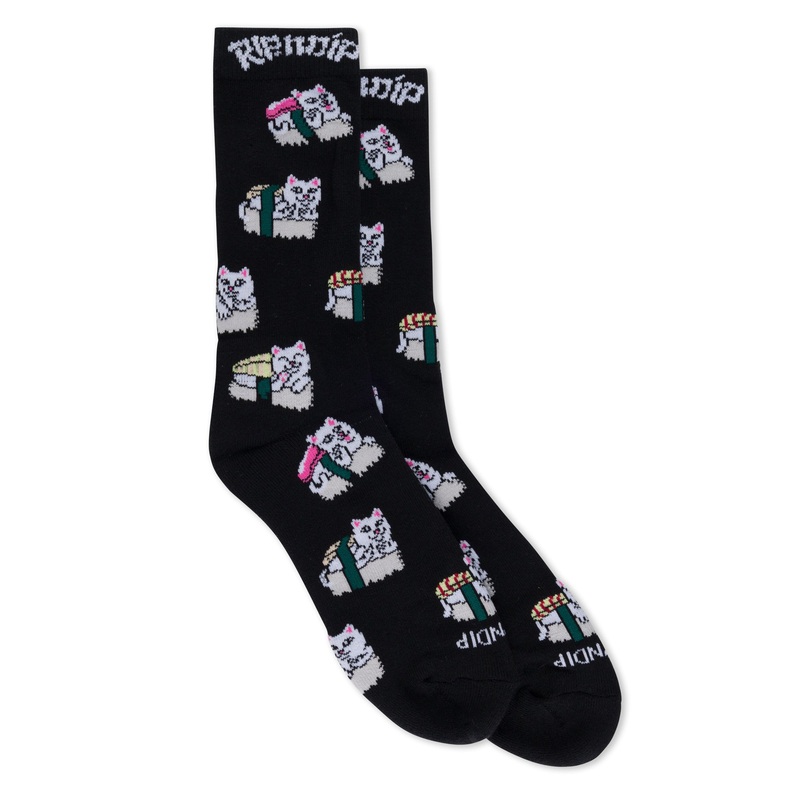 Sushi Nerm Sock (Black)|One Size