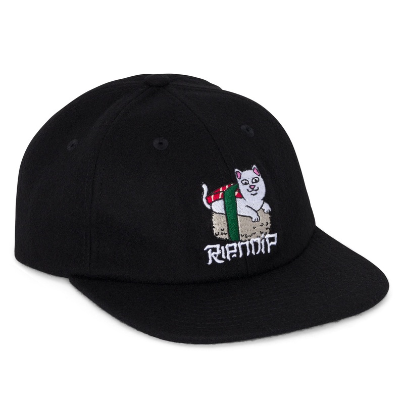 Sushi Nerm Wool Strapback (Black)