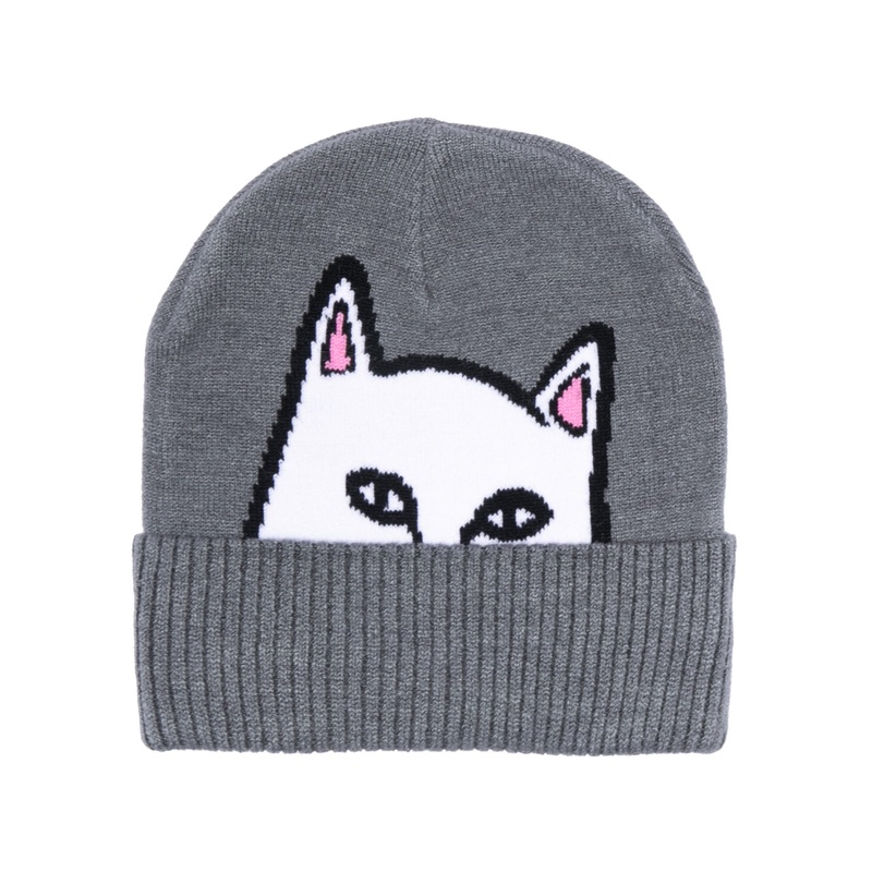 Peeking Nermal Beanie (Grey)|One Size