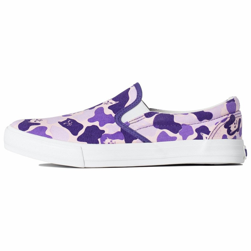 Ripndip Purple Camo Slip Ons|Mens 4 | Womens 5.5|Mens 5 | Womens 6.5|Mens 6 | Womens 7.5|Mens 7 | Womens 8.5|Mens 8 | Womens 9.5|Mens 9 | Womens 10.5|Mens 10 | Womens 11.5|Mens 11 | Womens 12.5|Mens 12 | Womens 13.5|Mens 13 | Womens 14.5