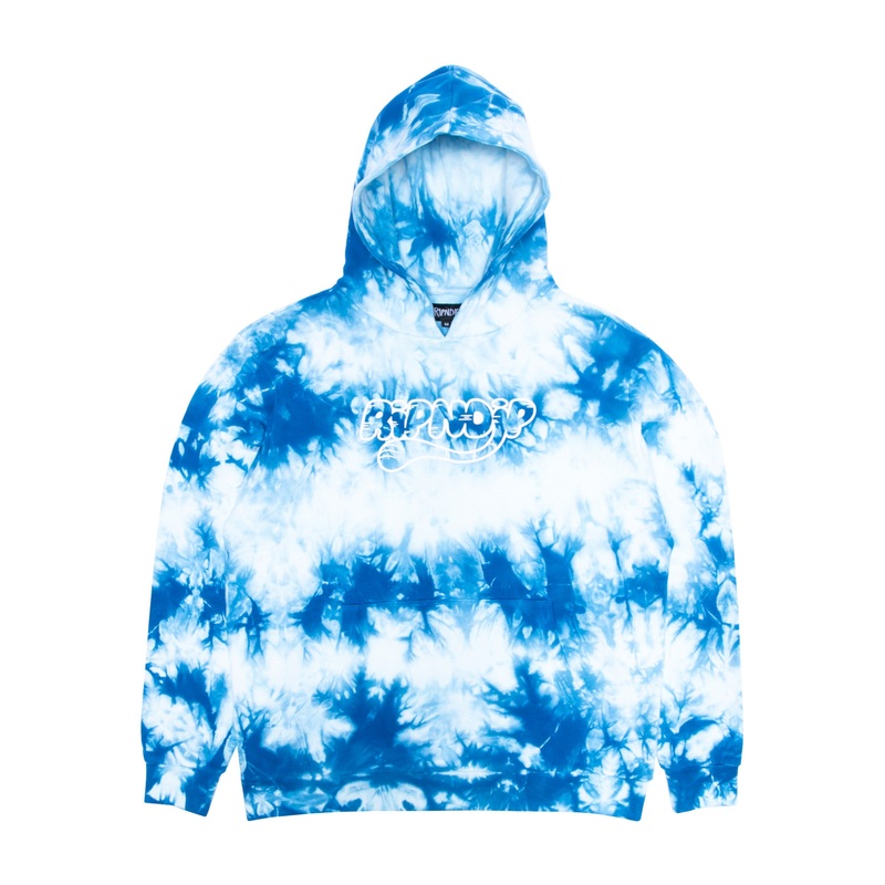 Ripntail Hoodie (Blue Acid Wash)