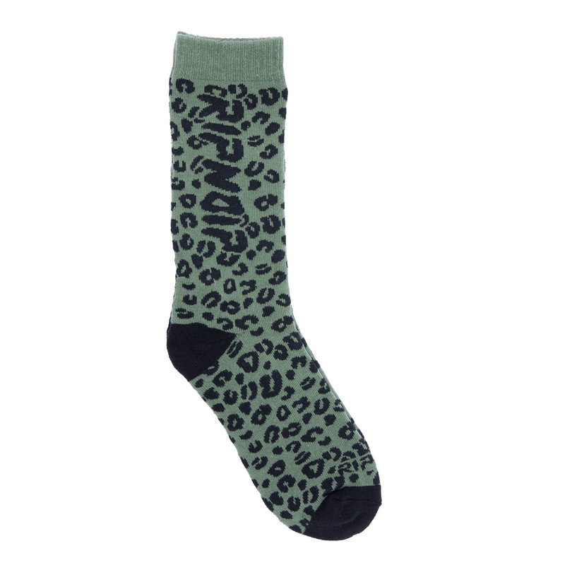 Spotted Socks (Olive)|One Size