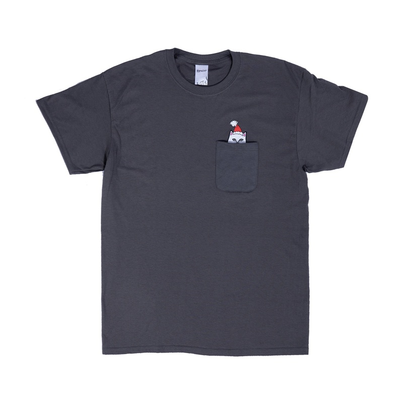 Lord Santa Pocket Tee (Charcoal)
