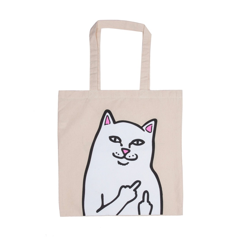 OG Lord Nermal Tote Bag (Natural Canvas)