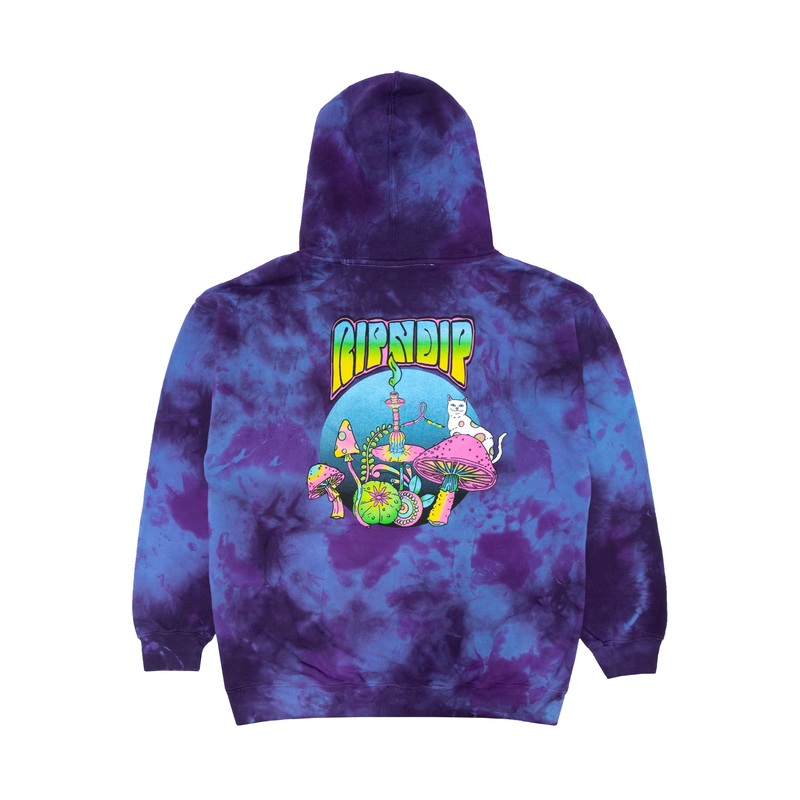 Psychedelic Hoodie (Blue/Purple Lightning)