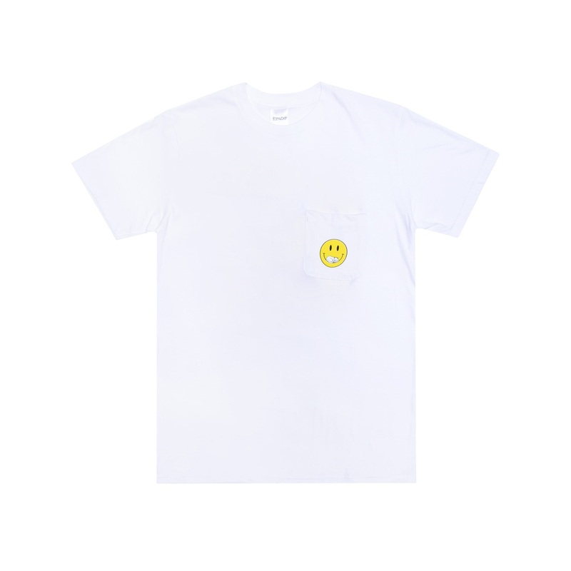 Everything Will Be OK Pocket Tee (White)
